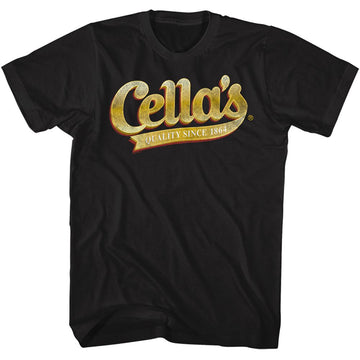 TOOTSIE ROLL CELLAS LOGO S T-Shirt in Black