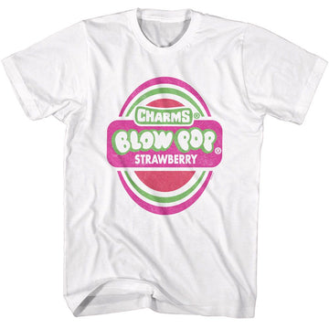 TOOTSIE ROLL STRAWBERRY BLOW POP S T-Shirt in White