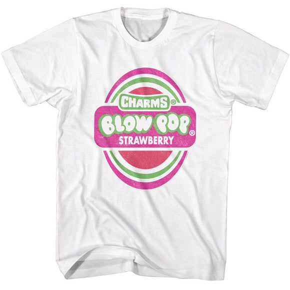 TOOTSIE ROLL STRAWBERRY BLOW POP S T-Shirt in White