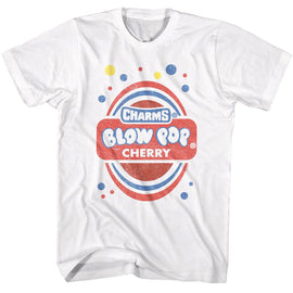 TOOTSIE ROLL CHERRY WRAPPER ART S T-Shirt in White
