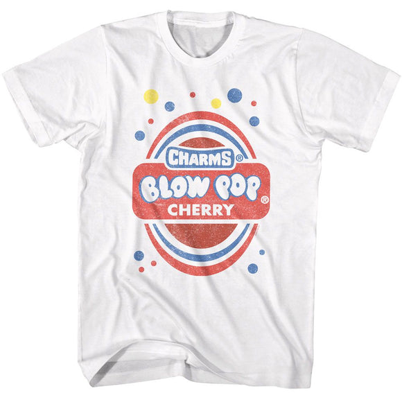 TOOTSIE ROLL CHERRY WRAPPER ART S T-Shirt in White