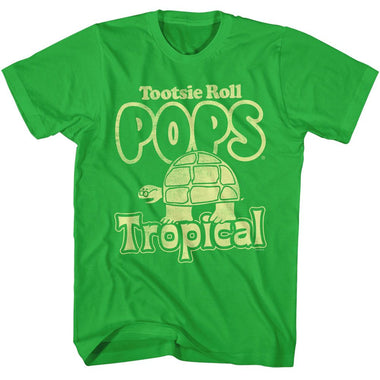 TOOTSIE ROLL MR TURTLE TROPICAL S T-Shirt in Kelly