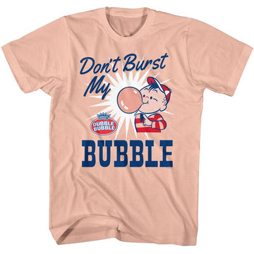 TOOTSIE ROLL TOOSIE ROLL TOOSIE ROLL DONT BURST BUBBLE S T-Shirt in Peach