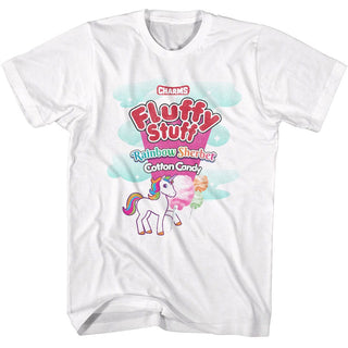 Tootsie Roll Tootsie Roll Fluffy Stuff Rainbow Sherbert Adult T-Shirts