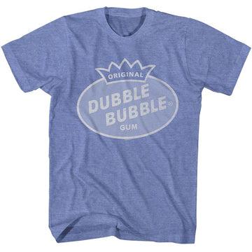 TOOTSIE ROLL DUBBLE TONE S T-Shirt in Light BLUE Heather