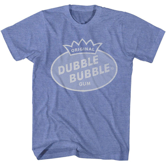 TOOTSIE ROLL DUBBLE TONE S T-Shirt in Light BLUE Heather