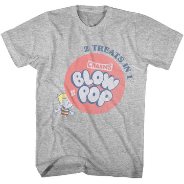 TOOTSIE ROLL TWO IN ONE S T-Shirt in GRAY Heather