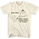 TOOTSIE ROLL MR OWL S T-Shirt in Natural