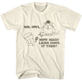 TOOTSIE ROLL MR OWL S T-Shirt in Natural