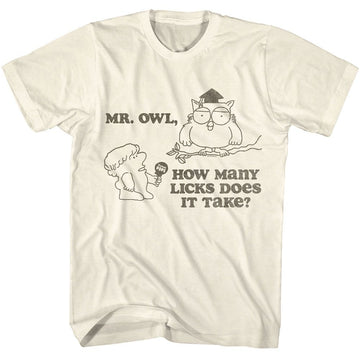 TOOTSIE ROLL MR OWL S T-Shirt in Natural