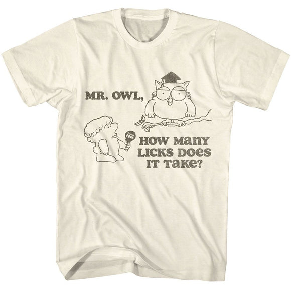 TOOTSIE ROLL MR OWL S T-Shirt in Natural