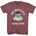 Tootsie Roll Tootsie Roll The World May Never Know Adult T-Shirts
