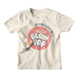 TOOTSIE ROLL TWO TREATS IN ONE YOUTH XS 5 6 T-Shirt in Natural