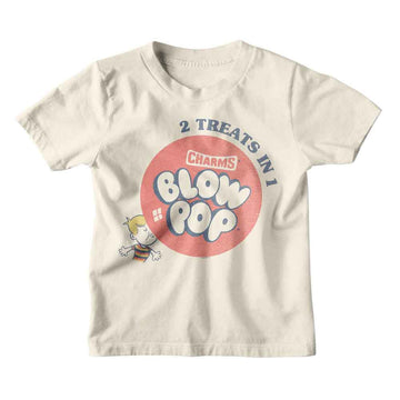 TOOTSIE ROLL TWO TREATS IN ONE YOUTH XS 5 6 T-Shirt in Natural