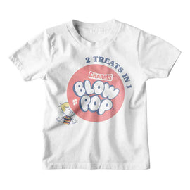 TOOTSIE ROLL TWO TREATS IN ONE TODDLER 2T T-Shirt in White