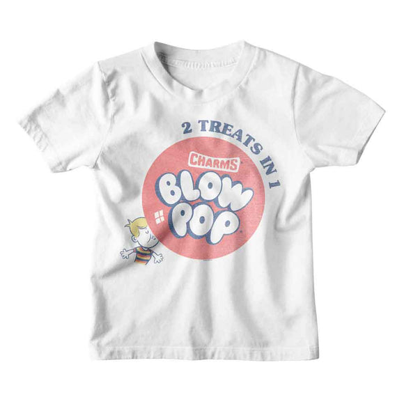TOOTSIE ROLL TWO TREATS IN ONE TODDLER 2T T-Shirt in White