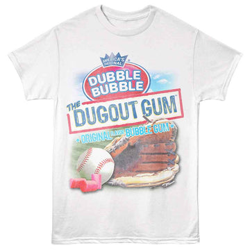 TOOTSIE ROLL THE DUGOUT GUM S T-Shirt in White