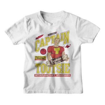 TOOTSIE ROLL CAPTAIN TOOTSIE TODDLER 2T T-Shirt in White