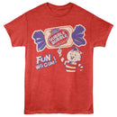 TOOTSIE ROLL FUN WITH GUM S T-Shirt in RED Heather