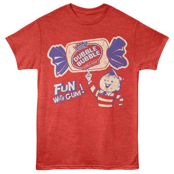 TOOTSIE ROLL FUN WITH GUM S T-Shirt in RED Heather
