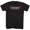 TOP GUN LOGO S T-Shirt in Black
