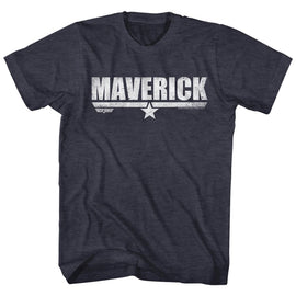 TOP GUN MAVERICK S T-Shirt in NAVY Heather