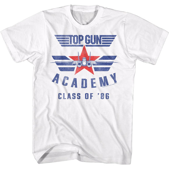 TOP GUN ACADEMY 86 S T-Shirt in White