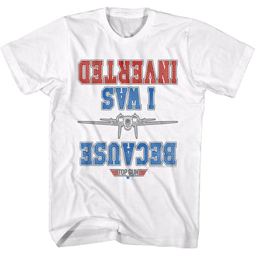TOP GUN INVERTED S T-Shirt in White