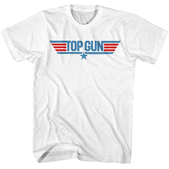 TOP GUN LOGO S T-Shirt in White