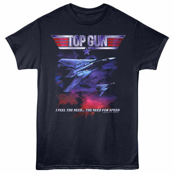 Top Gun Need For Speed Navy Adult T-Shirt