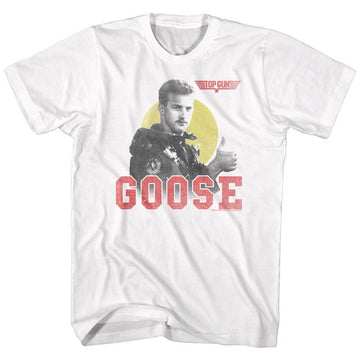TOP GUN GOOSE S T-Shirt in White
