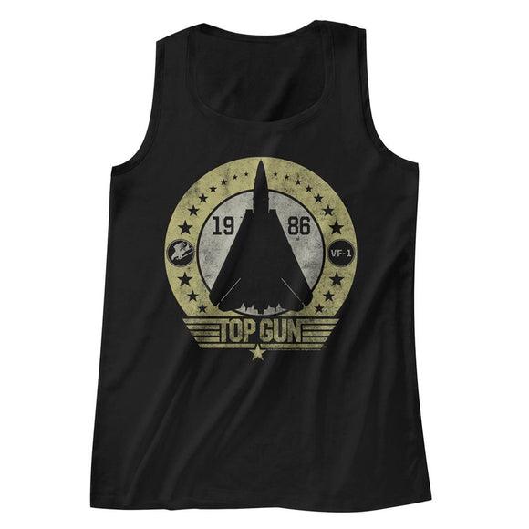 TOP GUN STARS AND SUCH TANK S T-Shirt in Black