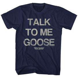 TOP GUN TALK GOOSE S T-Shirt in NAVY