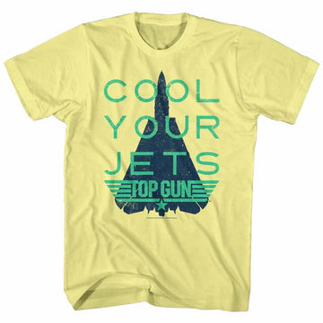 TOP GUN COOL S T-Shirt in Yellow Heather