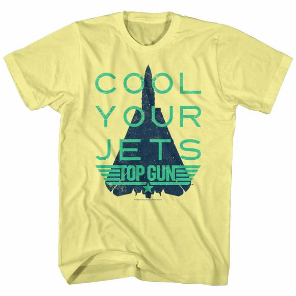 TOP GUN COOL S T-Shirt in Yellow Heather