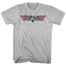 TOP GUN LOGO S T-Shirt in GRAY Heather