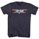 TOP GUN LOGO S T-Shirt in NAVY Heather