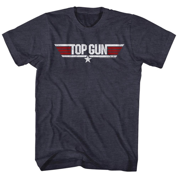 TOP GUN LOGO S T-Shirt in NAVY Heather