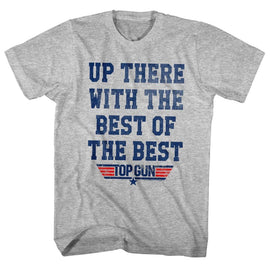 TOP GUN BEST OF THE BEST S T-Shirt in GRAY Heather