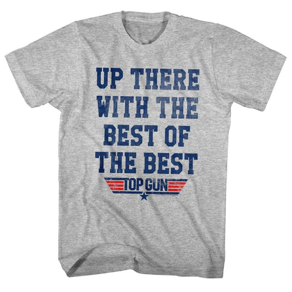 TOP GUN BEST OF THE BEST S T-Shirt in GRAY Heather
