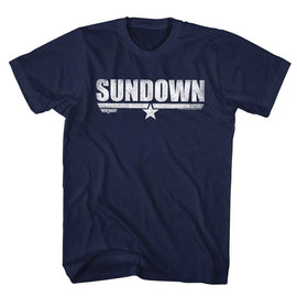 TOP GUN SUNDOWN S T-Shirt in NAVY