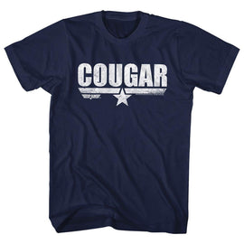 TOP GUN COUGAR S T-Shirt in NAVY