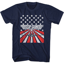 TOP GUN STARS AND STRIPES S T-Shirt in NAVY