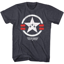 TOP GUN PAINT S T-Shirt in NAVY Heather