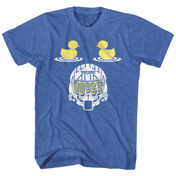 TOP GUN DUCK DUCK GOOSE S T-Shirt in Royal Heather