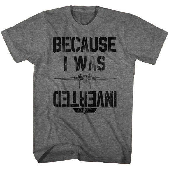 TOP GUN INVERTED S T-Shirt in Graphite Heather