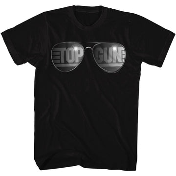 TOP GUN TOP SHADES S T-Shirt in Black