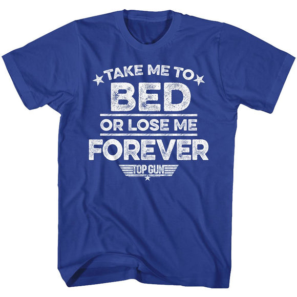 TOP GUN LOSE ME FOREVER S T-Shirt in Royal