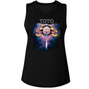 TOTO GALAXY LADIES MUSCLE TANK S T-Shirt in Black