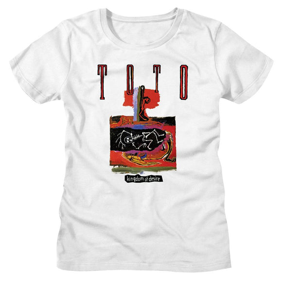 TOTO KINGDOM OF DESIRE LADIES S T-Shirt in White